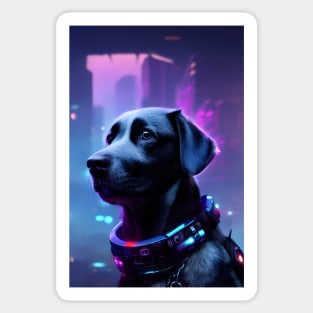 DOG CYBERPUNK Sticker